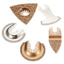 5pcs Crabide and Diamond Oscillating Multitool Saw Blade fits Fein Multimaster