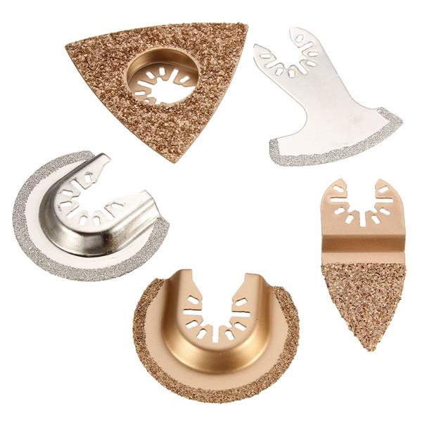 5pcs Crabide and Diamond Oscillating Multitool Saw Blade fits Fein Multimaster