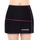 WOSAWE Women's Mini Skirt MTB Bicycle Shorts With Skirt Breathable Silicone Pad For Cycling Riding