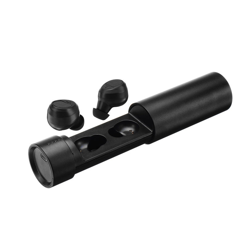 [True Wireless] HiFi Portable TWS bluetooth Earphone Stereo IPX4 Waterproof Earbud with Charging Box
