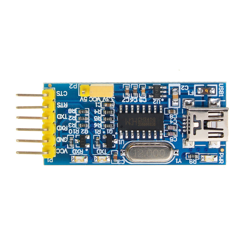 USB to TTL Serial Port Module CH340 Adapter Supports 3.3V/5V System With Control Signal