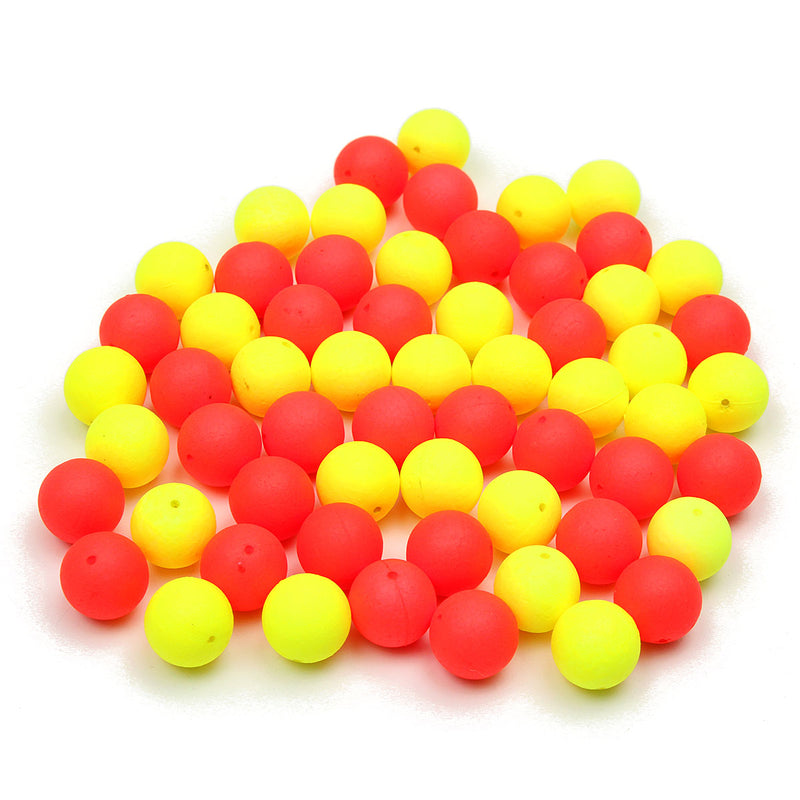 ZANLURE 30Pcs 12mm Round Tackles Flavor Feeder Beads Floating Fishing Lure Carp Baits