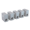 Anet 5Pcs Teflon Throat Tube + 5Pcs 0.4mm Nozzle + 5Pcs Aluminium Heating Block 3D Printer Part Set