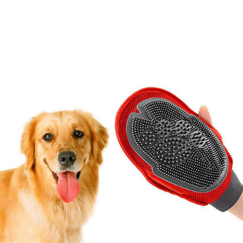 Silicone Magic Pet Bath Glove Cat Dog Hair Remover Glove Massage Cleaning Hair Comb Brush Tool Pet Supplies Grooming Products