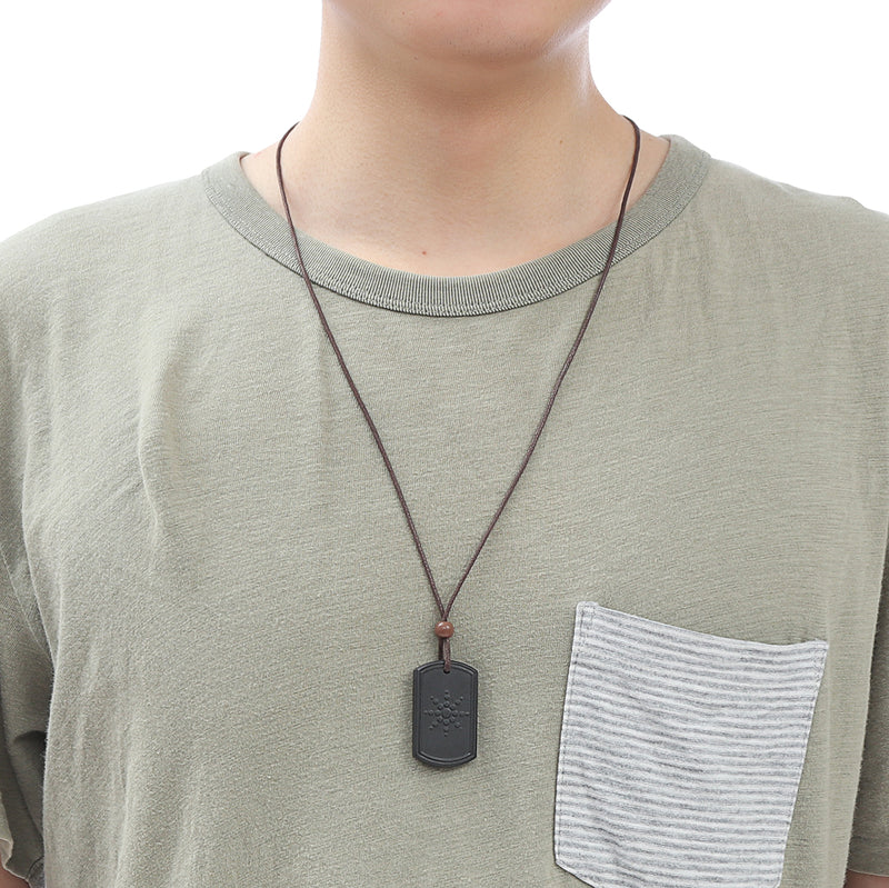 Necklace Quantum Pendant Chain Scalar Energy Negative Ion Protection Card Kit