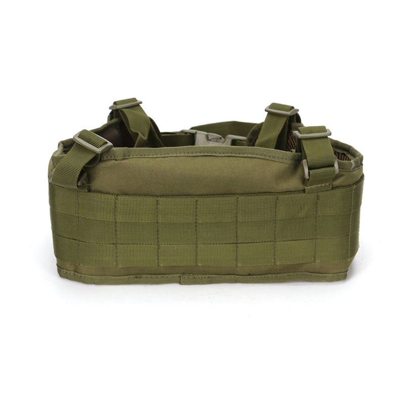 Tactical Molle Belt Combat Girdle Wear Proof H-shaped Adjustable Soft Padded Men Army Military Gear