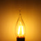 E27 E14 E12 B22 B15 2W Non-Dimmable Sliver Edison Pull Tail Incandescent Candle Light Bulb 110V