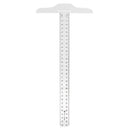 30cm Plastic Clear Head T-Square Graduated Measurement Ruler Home Garden Tool