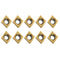 10Pcs CCMT09T304 CCMT32.5 Carbide Inserts for Lathe SCLCR Turning Tool