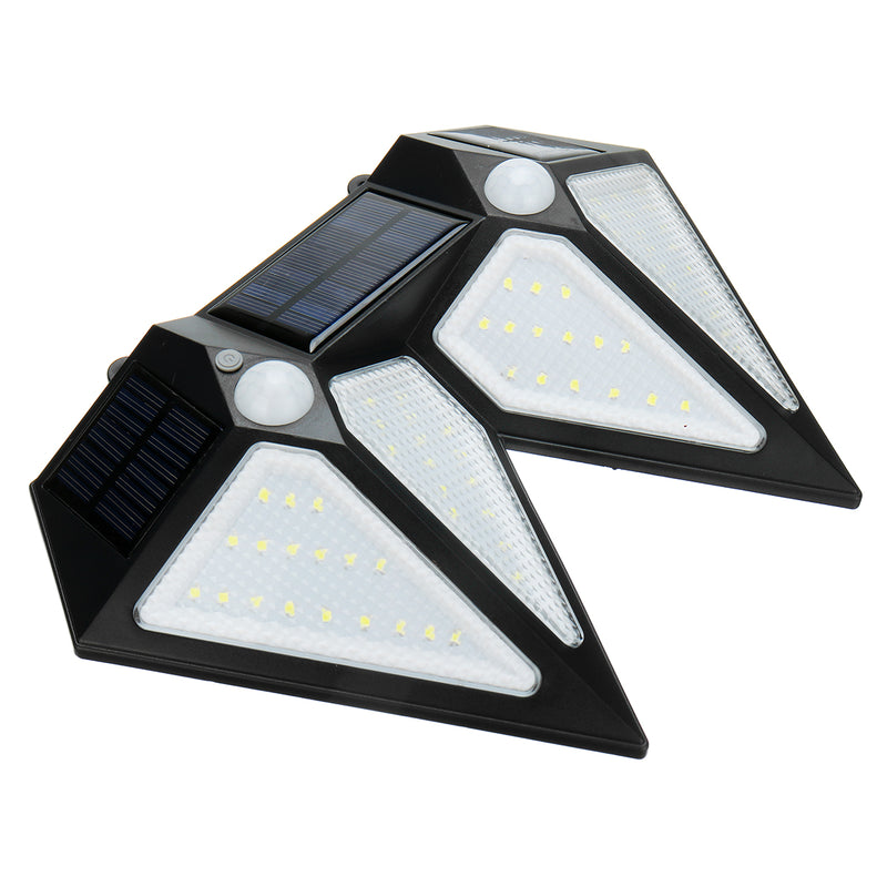 Solar Power 80 LED PIR Motion Sensor Wall Light Outdoor Garden Lamp Waterproof