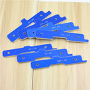 Drillpro 7Pcs Soft Aluminum Precision Router Table Set Up Bars Set 1/8 to 1/2 Inch for Table Saw Router Table Shapers Woodworking Tool