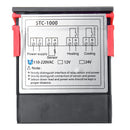 12V Temperature Controller 10A 1500W Digital Dispaly Microcomputer Temperature Controller Switch