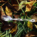 TOAKS SLV12 Outdoor Titanium Fork Spoon Portable Camping Picnic Tableware 15g