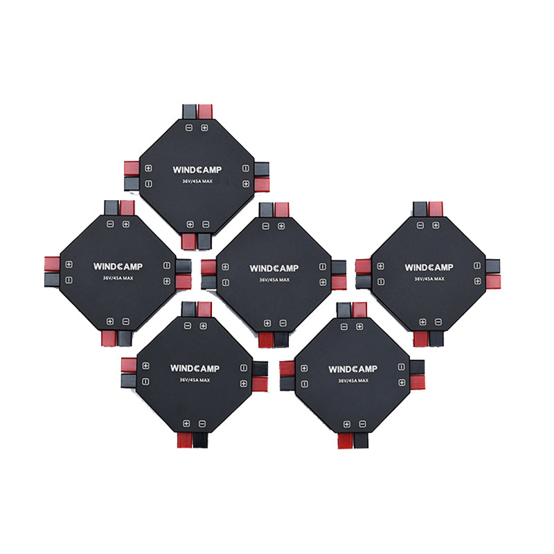 WINDCAMP Radio 30A AP-4 POWERPOLE SPLITTER 4 Channel power supply Power pole supply Distributor HAM Radio T0975