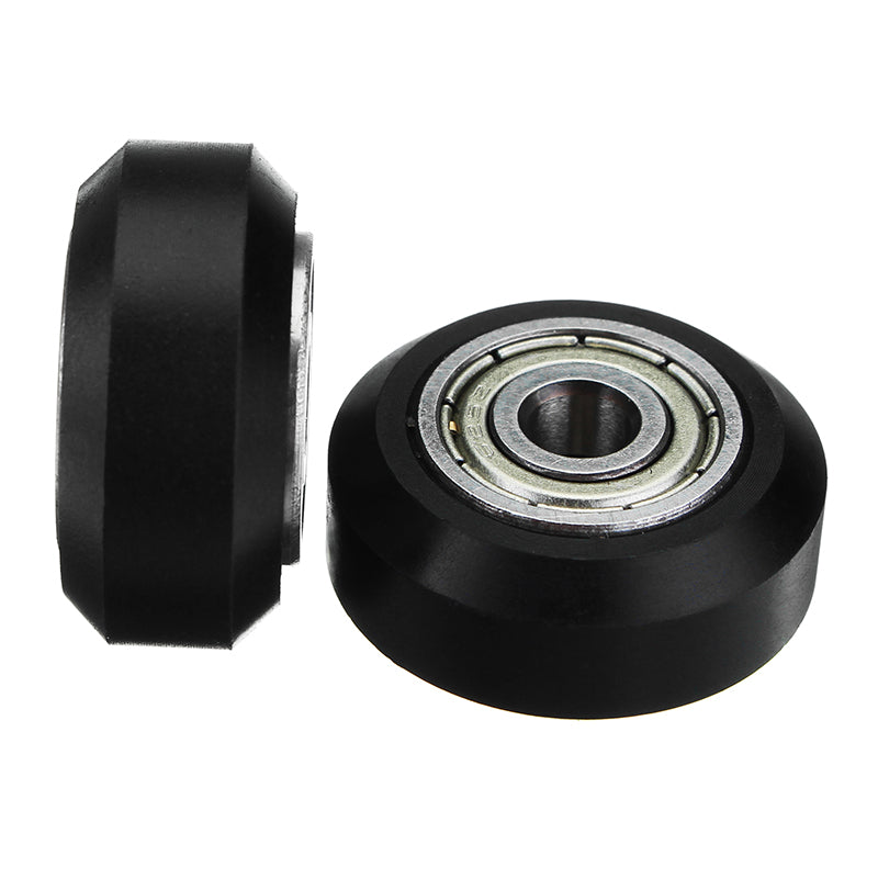 TEVO 5Pcs One Pack 3D Printer Part POM Material Big Pulley Wheel with Bearings for V-slot