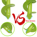 Upgraded Version Drillpro Garden Auger Earth Planter Drill Bit Post Soil Clay Hole Digger Planting Auger Drill Bit for Electric Drill