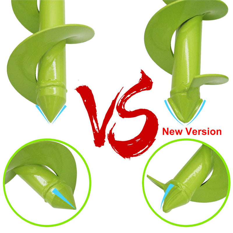 Upgraded Version Drillpro Garden Auger Earth Planter Drill Bit Post Soil Clay Hole Digger Planting Auger Drill Bit for Electric Drill