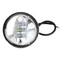 Round LED Work Light Motorcycle Spot Beam Offroad Driving Lighting SUV Car Bar Lamp