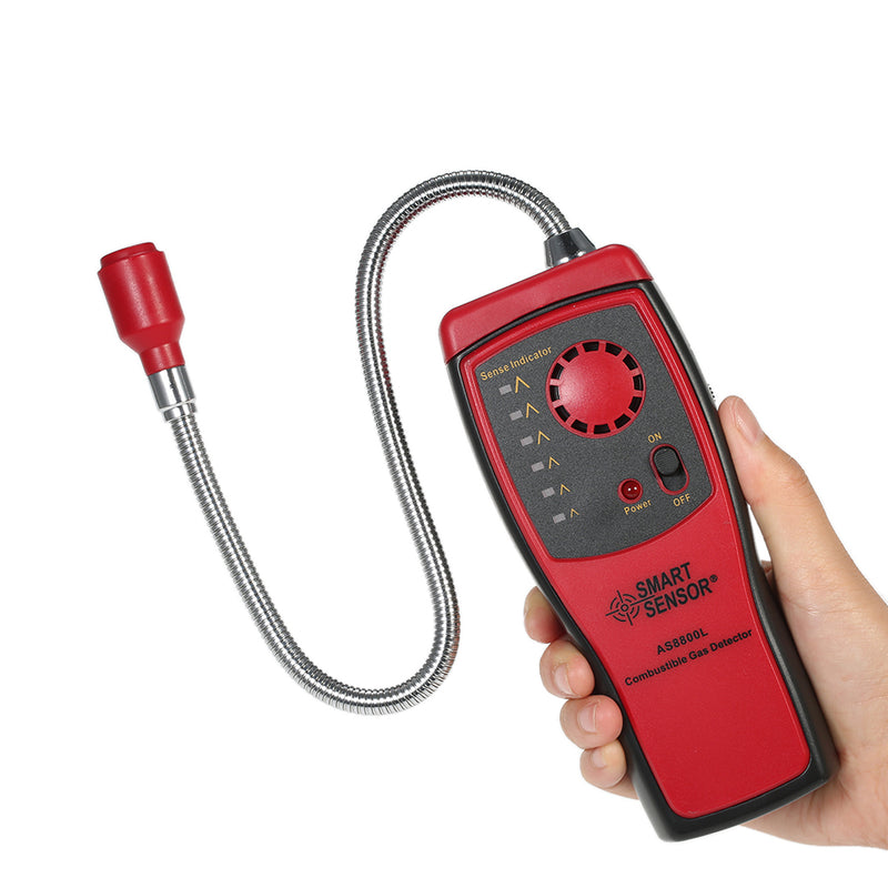 Portable Combustible Natural Gas Analyzer Leak Alarm Detector Leakage AS8800