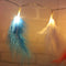 KCASA 1.2M 10 LED Feather String Lights Christmas Tree Pendant Lamps DIY Party Decoration