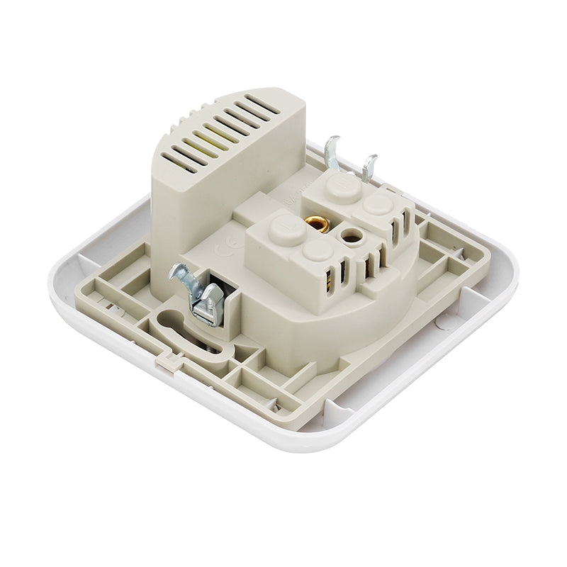 Excellway 250V 2.4A Dual USB Ports Wall Socket Switch Charger EU Plug Mount Power Adapter Outlet Panel
