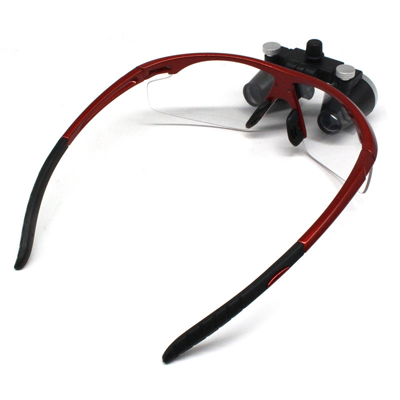 2.5X/3.5X Magnification Binocular Dental Loupe Surgery Surgical Magnifier with Headlight LED Light Medical Operation Loupe Lamp