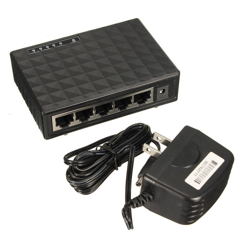 5-Port RJ45 10/100/1000Mbps Gigabit Ethernet Network Switch Hub