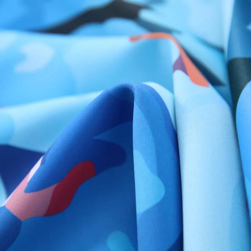 1PC Printing Shading Curtains Monolithic