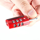 Naturehike NH23A023-A TSA Luggage Lock Combination 3 Dial Code Customs Padlock Travel Suitcase Anti Theft