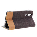 Bakeey Flip Canvas PU Leather Full Body Protective Case for Sharp AQUOS S2