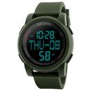 SKMEI 1317 Digital Watch Pedometer Calorie Tracking Men LED Countdown Sport Watches