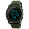 SKMEI 1317 Digital Watch Pedometer Calorie Tracking Men LED Countdown Sport Watches