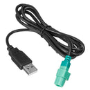 USB Switch Button Adapter Cable Socket For VW Volkswagen CD Player Radio