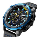 MEGIR 2062 Men Watch Sport Creative Chronograph Luminous Male Quartz Wrist Watch