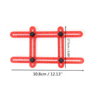 Raitool Four Side Measuring Tool Multi Angle Ruler Template Tool Angle Finder Protractor