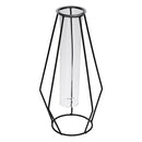 Flower Vase Holder Plant Display with Iron Stand and Glass Tube for Hydroponics Ornament Decorations in Different Size