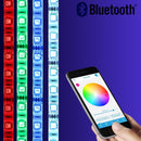5M 60W SMD5050 Non-waterproof bluetooth APP Control RGB LED Strip Light Kit + 12V 5A Power Adapter