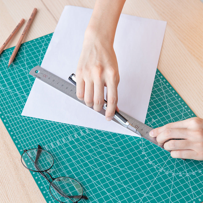 XIAOMI Ecosystem Deli 78401 1 Piece A3 Grid Self Healing Cutting Mat Durable PVC Craft Card Fabric Leather Paper Cutting Board Patchwork Tools