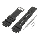 18mm Watch Strap Black Watch Band & Pins for G Shock AQ / SGW / AE / W / F
