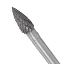 Drillpro 5Pcs 60x8mm Tungsten Steel Rotary File Set Grinding Head Rasp Burrs Abrasive Tool