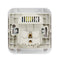 Excellway 250V 2.4A Dual USB Ports Wall Socket Switch Charger EU Plug Mount Power Adapter Outlet Panel