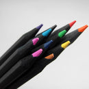 12 Colors Wooden Drawing Charcoal Pencils Black Soft Painting Sketch Fine Art Pencil