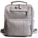 Vintage Backpack PU Leather Student School Bag Handbag Shoulder Bag Travel Rucksack Camping