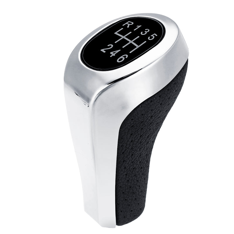 5/6 Speed Gear Shift Knob Stick Matt Gloss Silver Cover for BMW 1 3 5 6 SERIES E81 E82 E87 E90 E91 E92 E60 E61 E63 X1 E84 X3 E83 X5