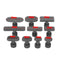 10PCS Car Paintless Auto Sheet Metal Repair Gasket Dent Pull Hammer Dent Puller Suction Cup Plastic Gasket