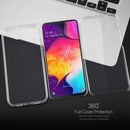 Full Body Clear Touch Screen Protective Case For Samsung Galaxy A50 2019