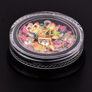 Dancingnail Mixing Pearl Shell Cololful Nail Decoration Beads Rhinestone Manicure Ornaments