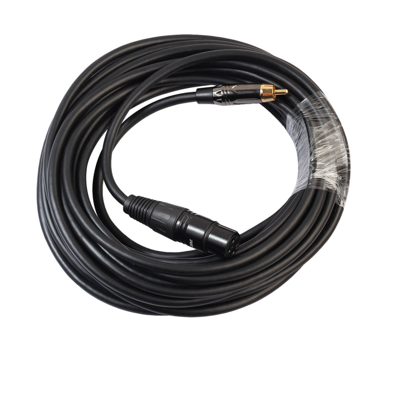 1/ 1.8/ 3M REXLIS TR044BF RCA Male to Canon Microphone Mixer Audio Extension Cable