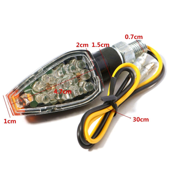 1piece 12V Amber ATV Motorcycle LED Turn Signal Light