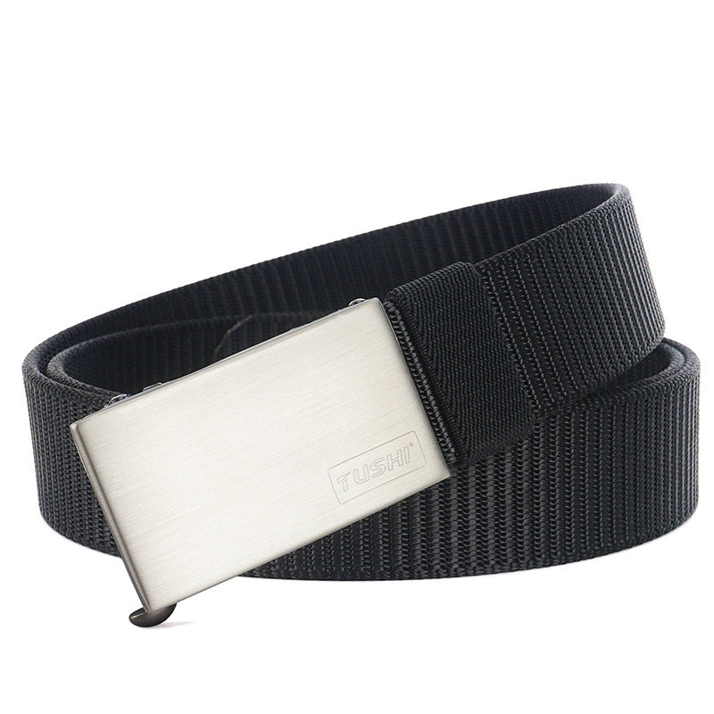 TUSHI K23 120cm x 3.2cm Punch Free Military Tactical Belt Adjustable Nylon Belt Waist Belt